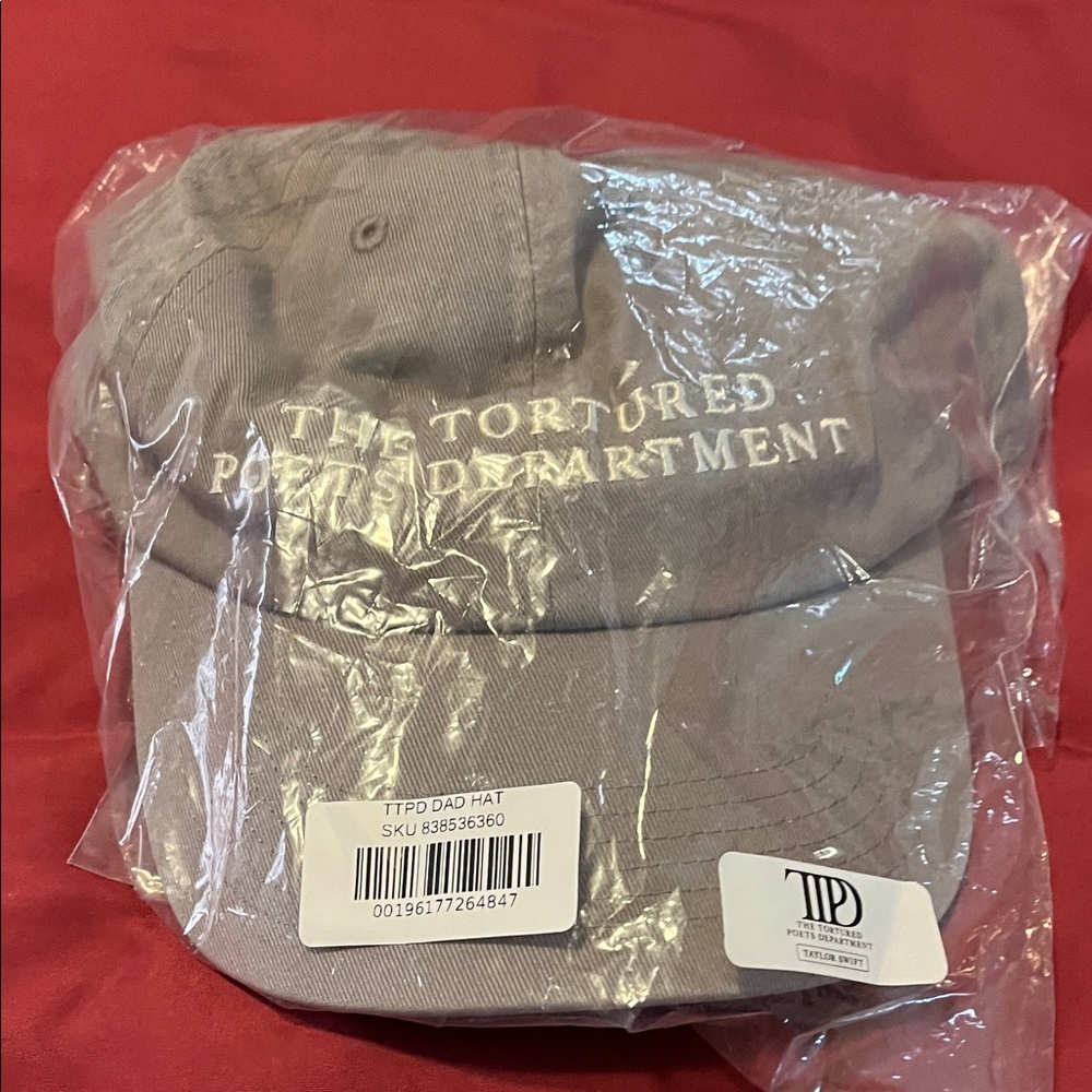 Official Taylor Swift TTPD GRAY DAD HAT